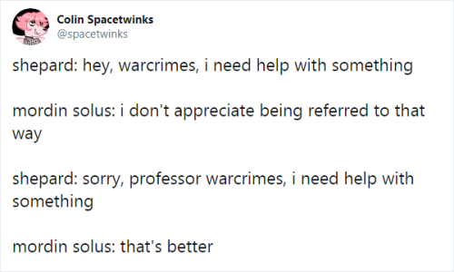 Editoress:fairandfatalasfair: #He Didn’t Go To Salarian School For Two Whole Years