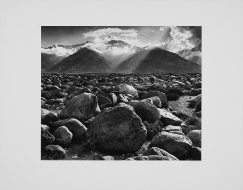 Ansel Adams&lsquo;Mt. Williamson, Sierra Nevada from Manzanar, California&rsquo;Gelatin silv