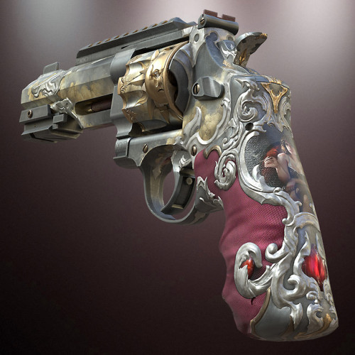 steampunktendencies: Victorian Brothel Steampunk R8 Revolver.Concept design by Brandon Le