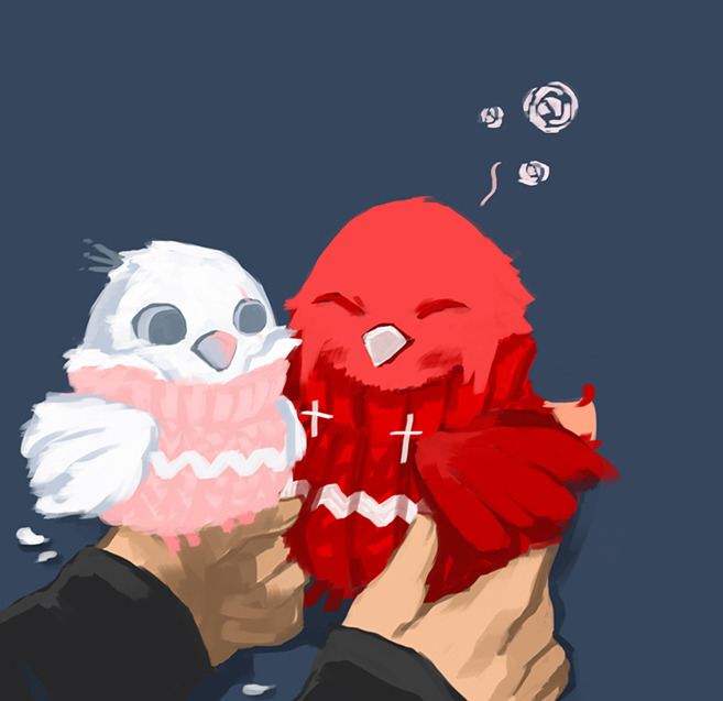 ookaminoki:  ((I bet they’ll become knitting wool balls to the cats&gt;&gt;&gt;more
