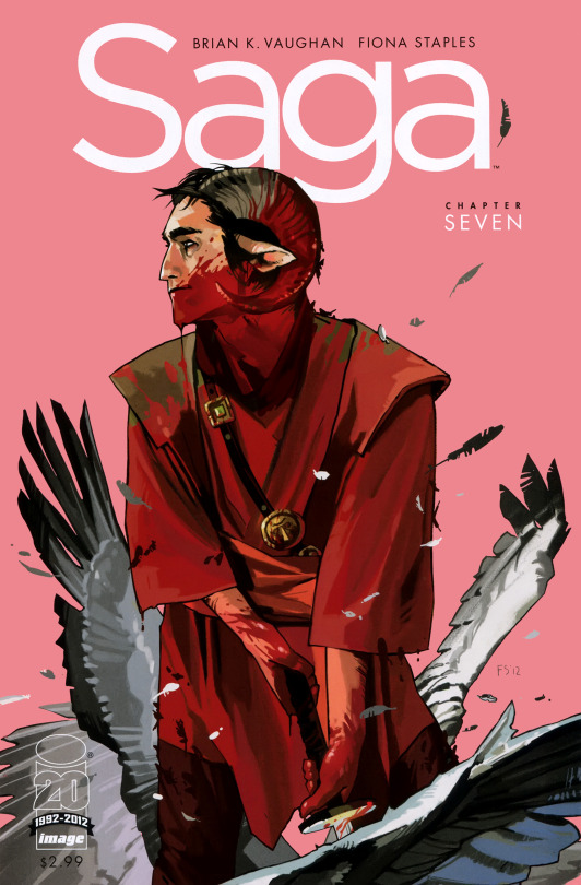 One of the best space operas out there, writen by Brian K. Vaughan and illustrated by Fiona Staples, i’m a big, BIG fan of BKV since Y: The Last Man, Ultimate X-Men and he wrote a few Wonder Woman issues before the new52. And currently besides Saga,