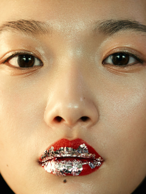 sickymag:RED for sickymag.comPhotography Lane LangModel Junli Zhao at China BentleyHair &a