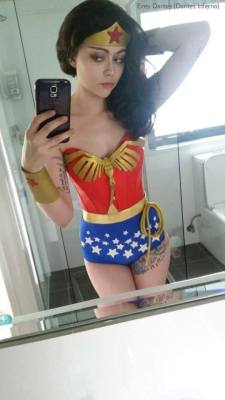 cosplayandgeekstuff:  Evey Dantès - Dantès Inferno (Australia) as Wonder Woman. 