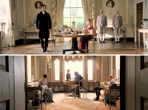 m-rphy:  Pride & Prejudice symmetry shots