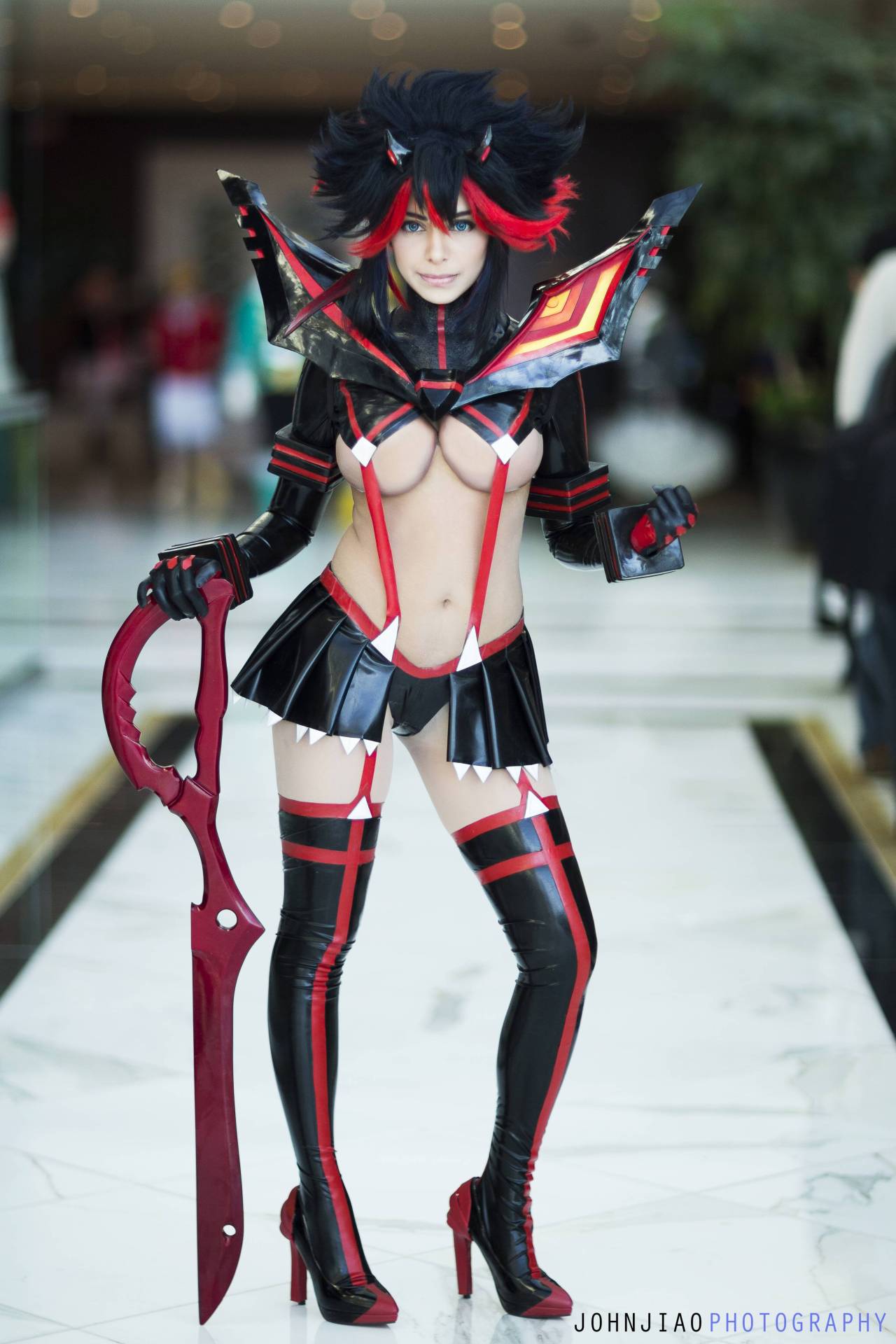 ryuko matoi cosplay by quantum destiny cosplay #shinyporn