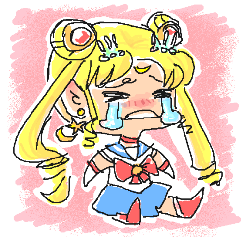 obiwanapologist:  Have a crying Usako to commemorate drawing again and feeling like sh*t