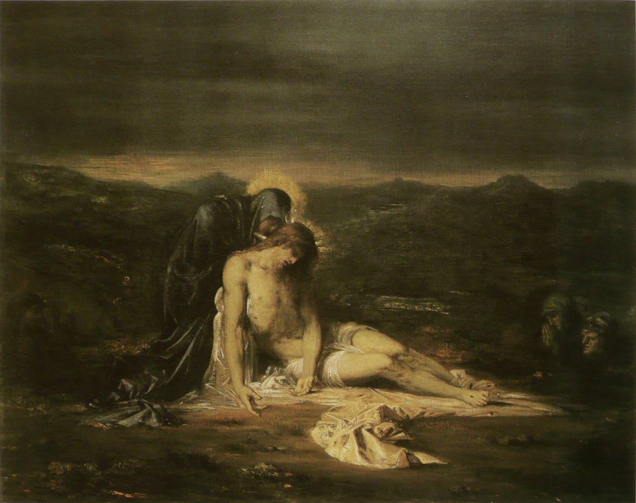gsfdfdsa:Artist Week (3) - Gustave Moreau - Pieta (1854)