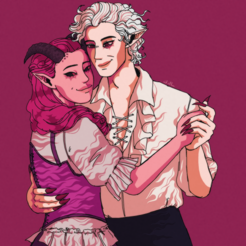 Commission For My Friend Wyrd Of Her Tav And Astarion