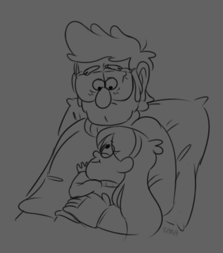 novelistservant:weirdmageddon: did someone say ford and mabel snuggles because that’s what i h