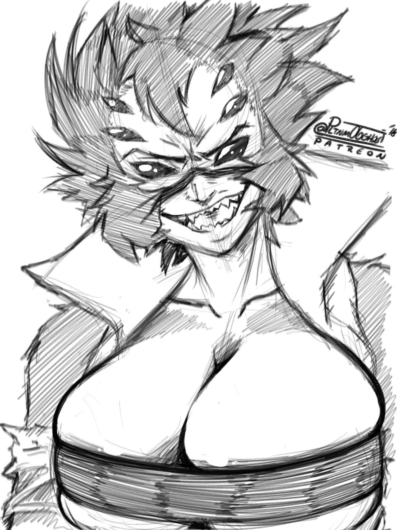 pltnm06ghost: June 2018 Patreon Sketches: 2 / 2 As with the previous set, names of