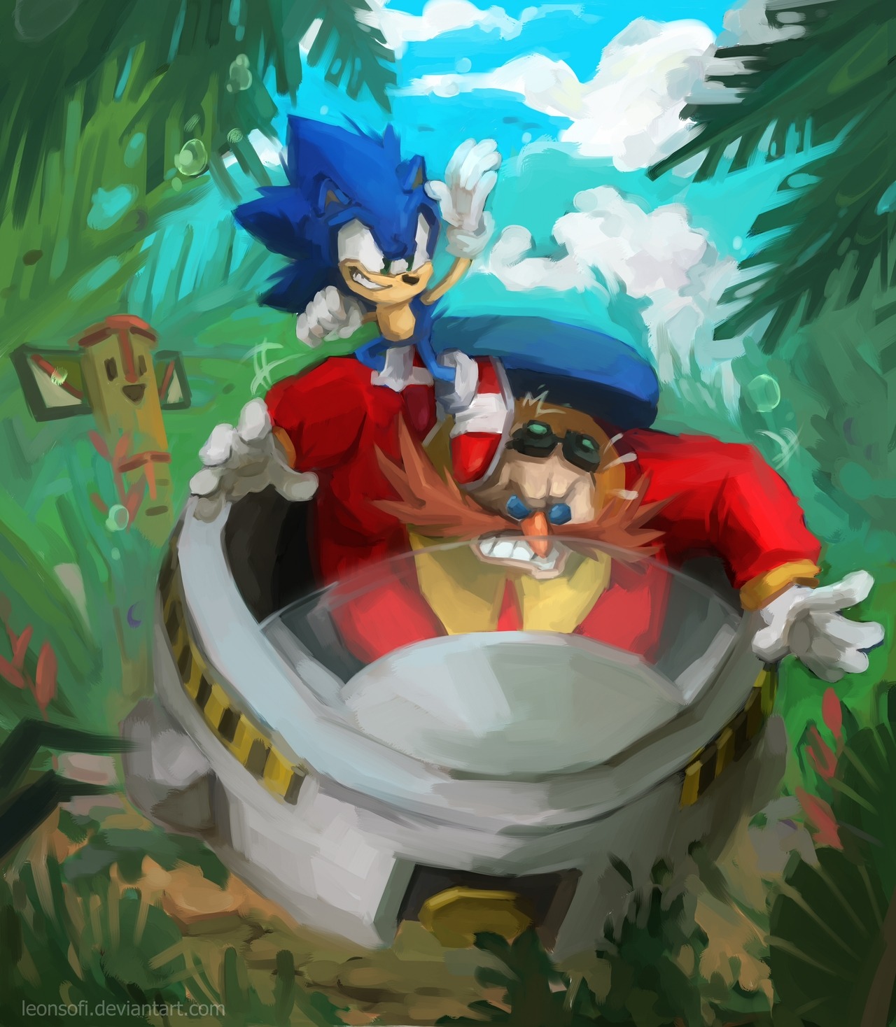 sonic, tails and amy rose in attack of titan : r/weirddalle
