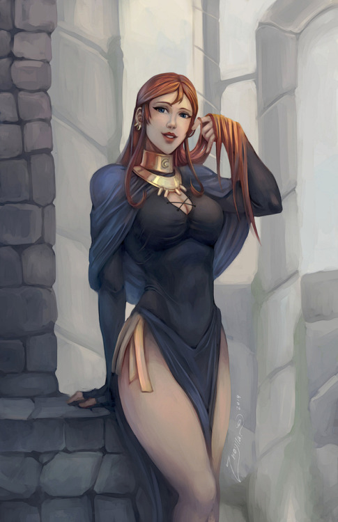 Finished painting for past month rewards. Get the full res. and step images at http://patreon.com/zk