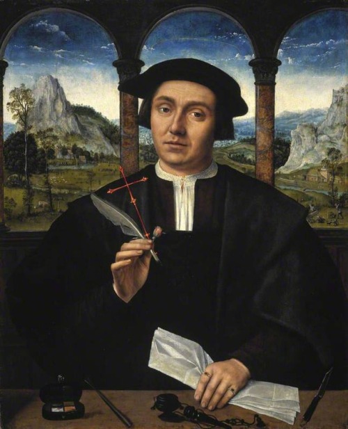 Portrait of a Man by Quinten Massys(1466–1530)(National Galleries of Scotland)