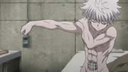 all&ndash;about&ndash;anime:  KILLUA YOU’RE BACK!!!! *balling tears* (Ｔ▽Ｔ) -Episode 107 Hunter X Hunter