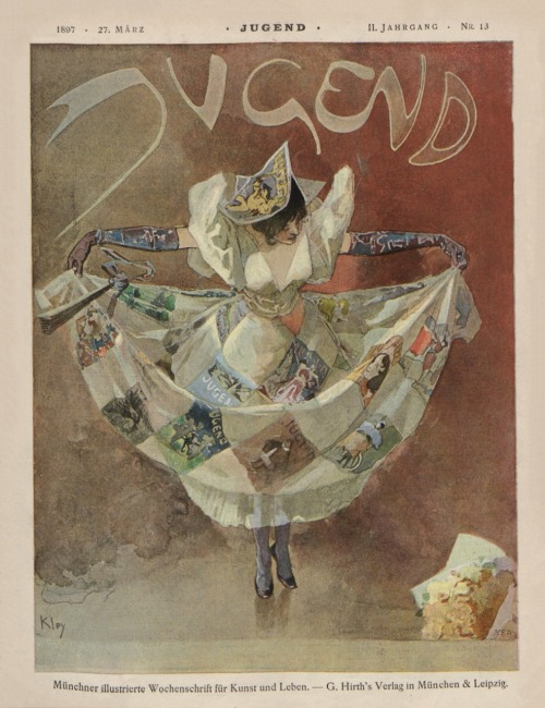 Jugend. 1897, 27 März. Art by Heinrich Kley. (1863-1945).