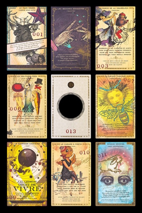 Ultra Creative’s 2014 gift package with hot chocolate elixir and fancy cards.