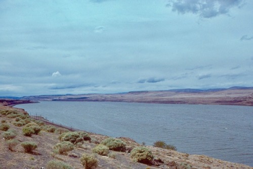 Horizontals V - Columbia River, Cloudy Spring Day, near Umatilla, Oregon, 1977.