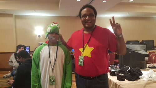 themalecrystalgem:And here’s a versatile Yoshi… he had a generic frog hat along with his Yoshi hat. 