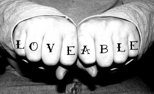 cipherface: FYI: There are approximately 23 million possible knuckle tattoo combinations, assuming e