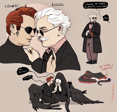 AU Where Crowley Lied And Said To God That The Suggestion Box Was Also Aziraphales Idea.