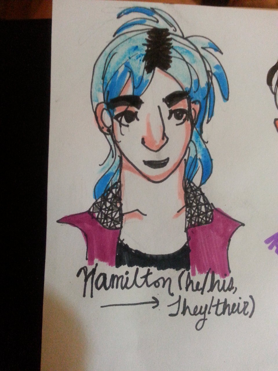 I decided to spend my day off drawing my ocs&hellip; I don’t want to commit