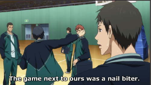 Is this a Kuroko no Basket reference? The subtitles is surely not accurate  but hilarious af. : r/BoFuri