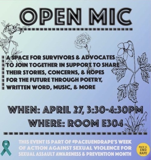 Today! This is open to all #PaceU students!