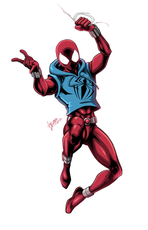 Classic Scarlet SpiderFor Topps’ Marvel Collect digital trading cards game#ScarletSpider #BenReilly 