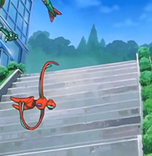 mcsprankles:cheeroba:look at this photoset of deoxys falling down some stairs