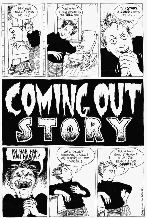 fun-home: This is Alison Bechdel’s coming out story as featured on the Oberlin College website