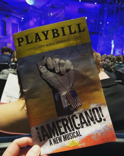 On Friday night we got to go to see @americanothemusical via our friend @westinhicks (Thank you!). D