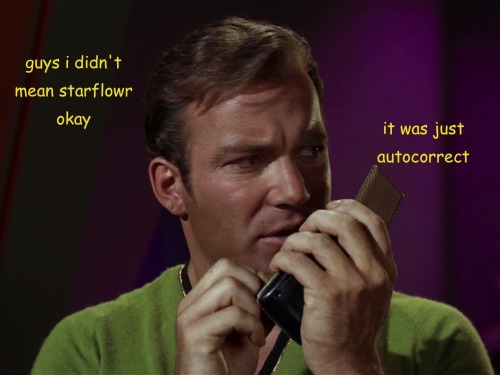 captioningcrusader:Edit: True story. I was trying to text Starship and texted Starflower. Then was s