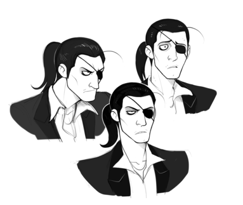 gabitzart:Y0 Majima is tired 24/7