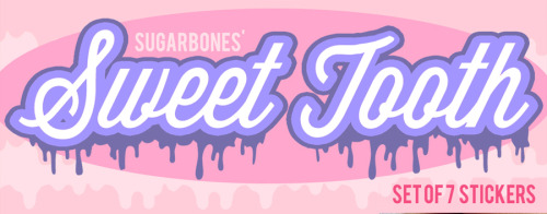 sugarbone:  stickers, patches, buttons & more~ come join me wednesday, it’s gonna be cute xo
