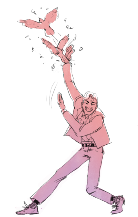 my dadsona, FRANK CALYPSO, professional magician, escape artist, and PROUDEST FATHER!!!!