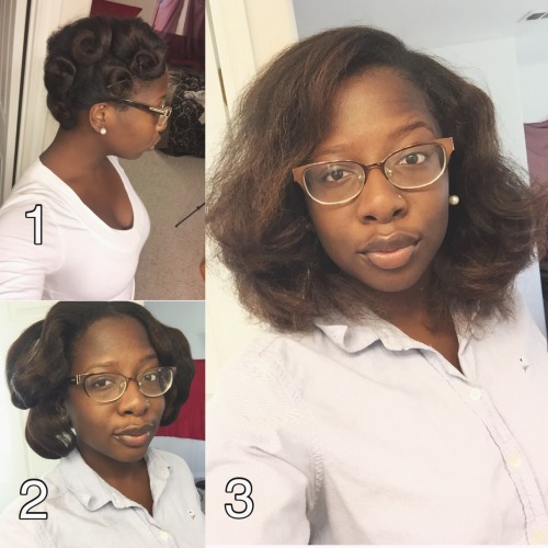 My Pin Curl Experiment on Straight Hair 1. I grabbed random pieces of hair, rolled my hair on top if