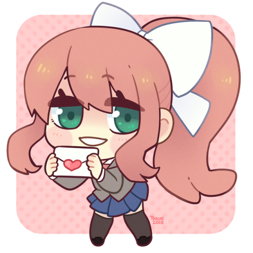 paichi-art: The DDLC girls ♥___Do NOT repost / Do NOT use without permissionpaichicommission.