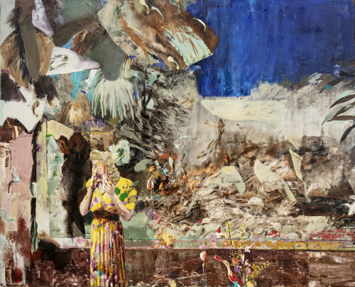 thunderstruck9:Adrian Ghenie (Romanian, b. 1977), Pie Fight Interior 12, 2014. Oil on canvas, 284 x 