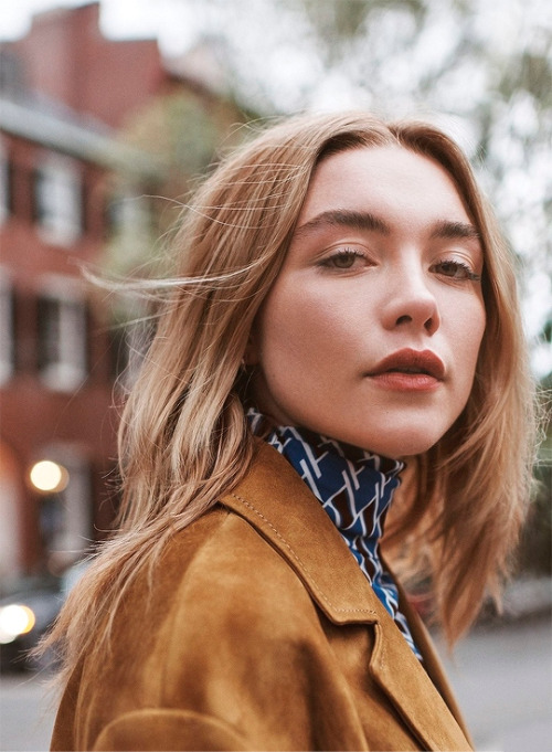 Florence Pugh photographed by Steven Pan for Vanity Fair (2018)