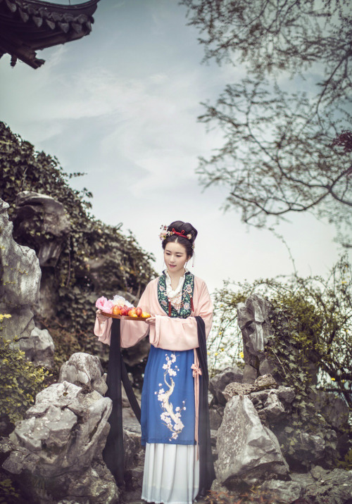 Traditional Chinese fashion in Song dynasty style. Inspired by classic literary story of taoism 麻姑献寿