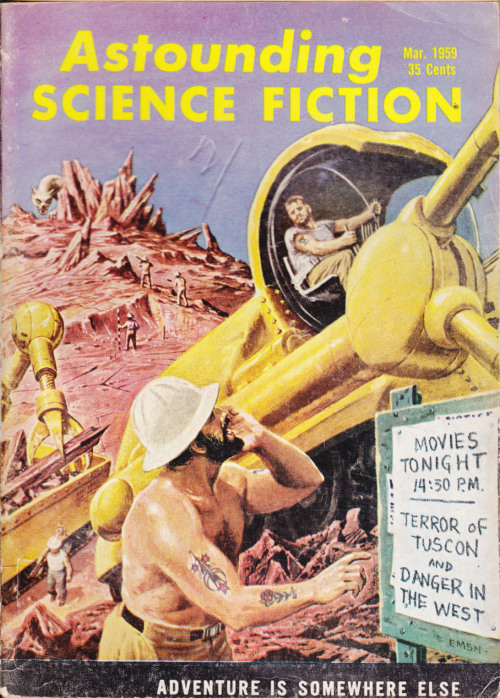 Astounding Science Fiction, March 1959.  Cover: Ed Emshwiller.