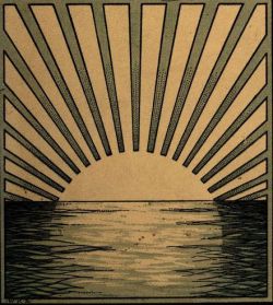 nemfrog:  Sunset. 1915. 