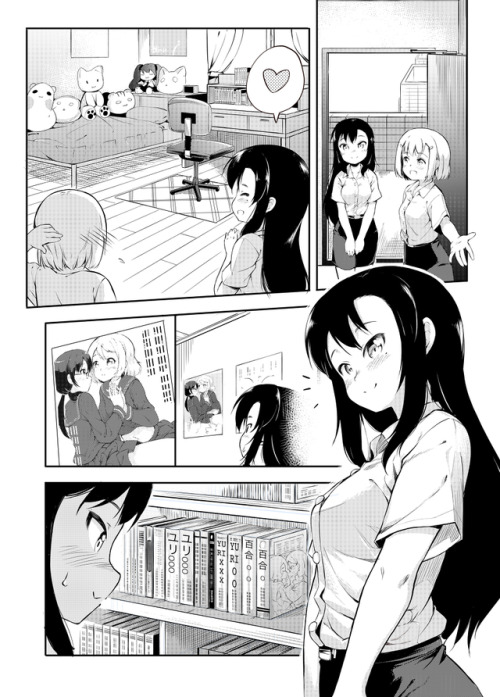 yurimother: yurimother:  ☆      ☆      ☆      ☆      ☆Original Artwork: 幼なじみ百合(？)漫画その1 By Artist: garun  In honor of trans day of remembrance  