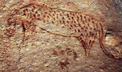 prehistoricart:European Ice Age Leopard, Chauvet Cave, France, 30,000-25,000 BCThe Chauvet Cave cont