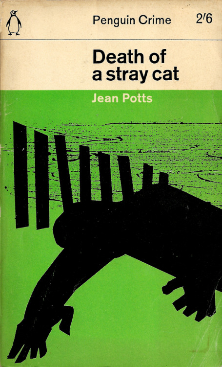 everythingsecondhand:Death Of A Stray Cat, by Jean Potts (Penguin, 1961).From Ebay.