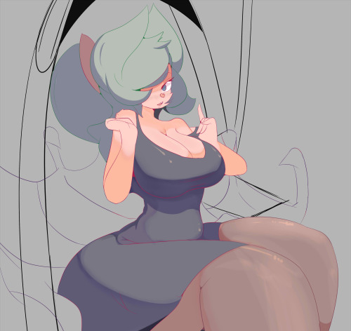 Well I WAS going to FINALLY get my new Intuos tablet today….but our car is kinda fucked atm so….just gonna leave a WIP for today, kinda feelin’ uugh, but still gonna practice stuff