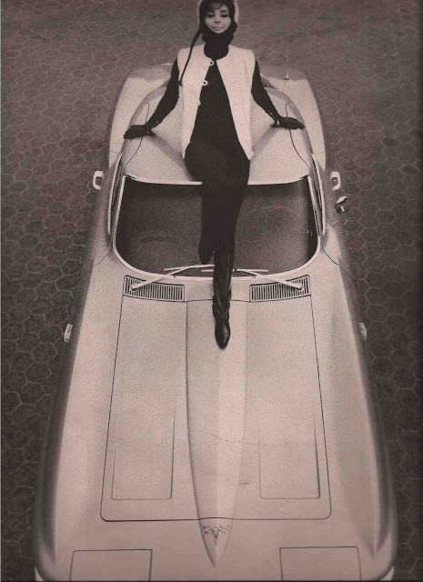 corvettesonly:  modrules:  The Car As Hero 1964 Cars - Gene Laurents Source http://devorahmacdonald.blogspot.co.uk/  1964 Corvette 