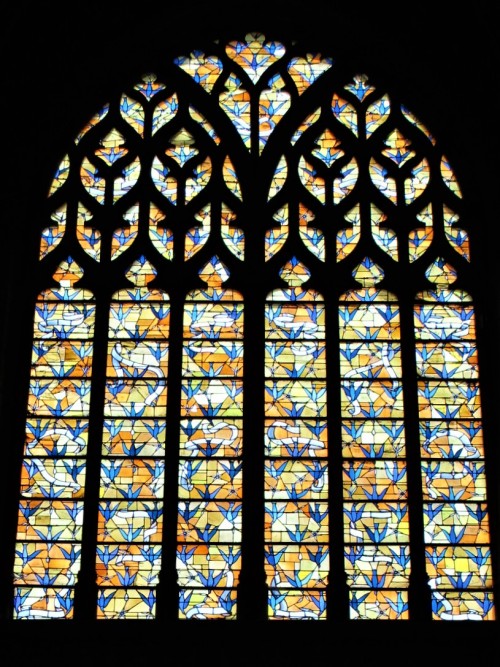 Birds in Gothic Stonework - Basilica of Saint-Remi, ReimsAccording to legend, birds would come to St