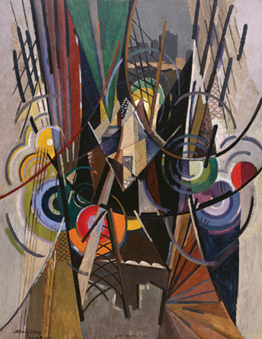 On Brooklyn Bridge, 1917, Albert Gleizes