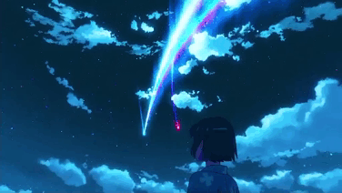 anime aesthetic shooting stars gif  WiffleGif